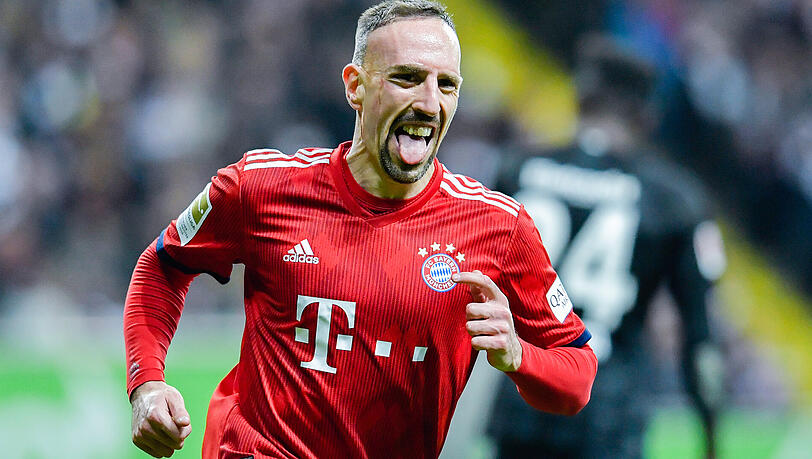 Überragte beim Bayern-Sieg in Frankfurt: Franck Ribéry. Überragte beim Bayern-Sieg in Frankfurt: Franck Ribéry.