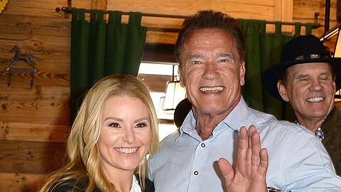 Arnold Schwarzenegger bei einem seiner Oktoberfest-Besuche.