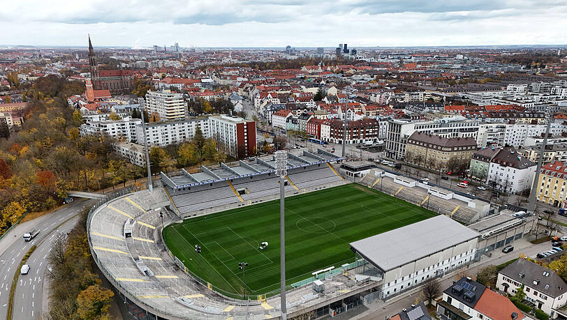 Im Gr&uuml;nwalder Stadion soll bei Olympia Fu&szlig;ball gespielt werden.