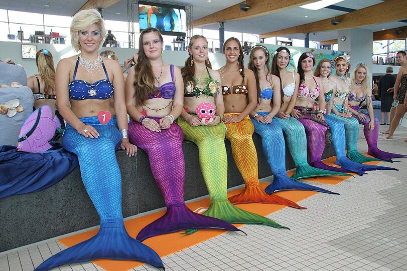 Die Teilnehmerinnen bei der etwas anderen Miss-Wahl.