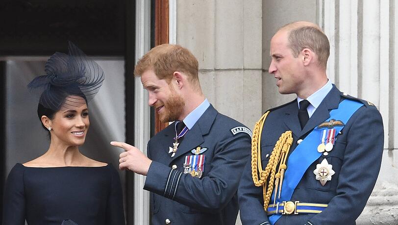 Im Sommer 2018 zeigten sich Meghan, Harry und William auf dem Balkon des Buckingham Palasts
