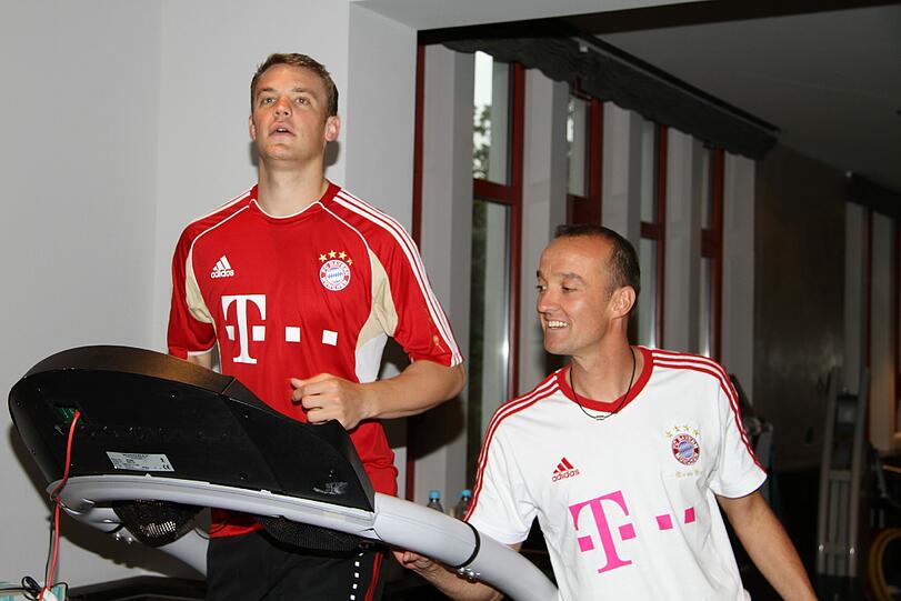 Die Bayern-Spieler im Leistungstest. Die Bilder.
