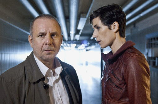 Die Zeichen stehen auf Abschied: Joachim Król und Nina Kunzendorf in der &bdquo;Tatort&ldquo;-Folge &bdquo;Wer das Schweigen bricht&ldquo;.
