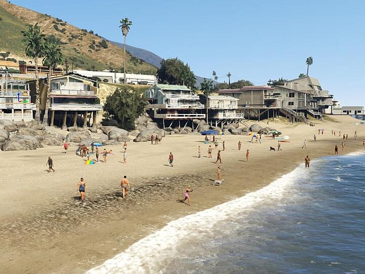 Sommer, Sonne, Strand bei "GTA V"