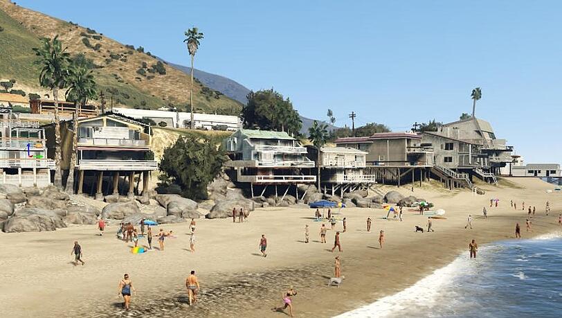 Sommer, Sonne, Strand bei "GTA V" Sommer, Sonne, Strand bei "GTA V"