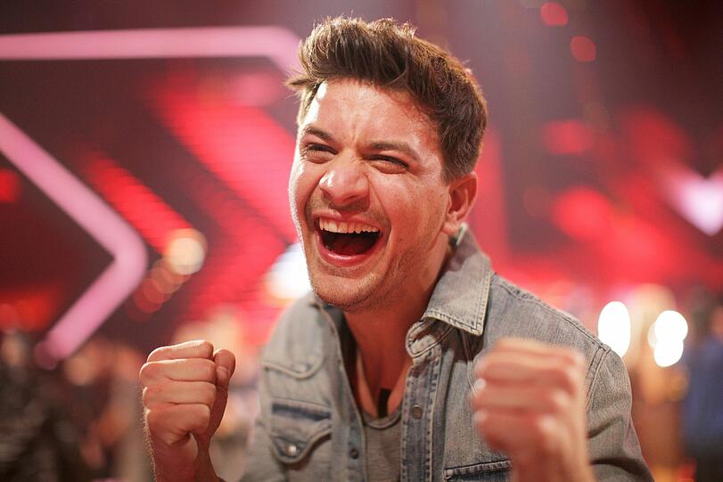 Der 29-jährige Polizist aus Duisburg hat gut Lachen: Er hat bei der zweiten Staffel der Vox-Sendung "X-Factor" im Kölner Coloneum gewonnen.