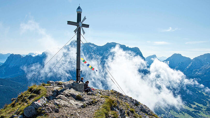 Vom Gipfel des Daniel ist die Aussicht phänomenal.