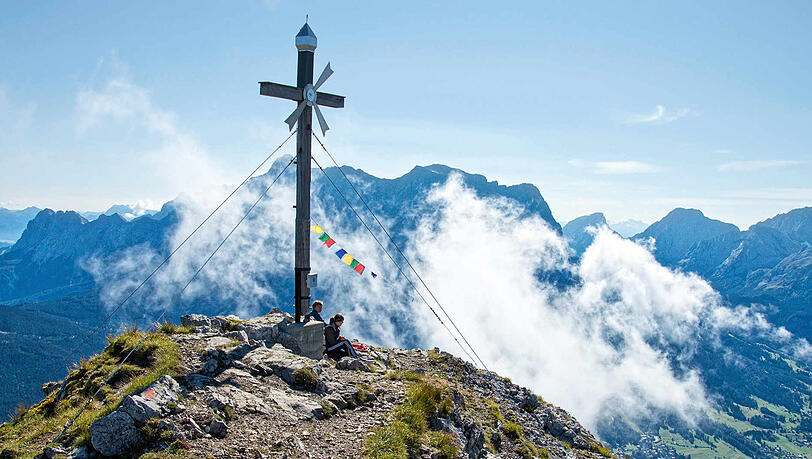 Vom Gipfel des Daniel ist die Aussicht phänomenal.