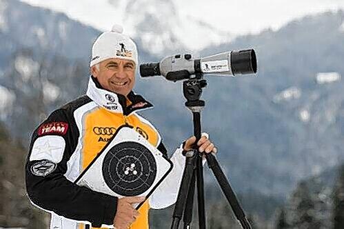 Er leitet den Biathlon-Kurs: Olympiasieger Fritz Fischer.