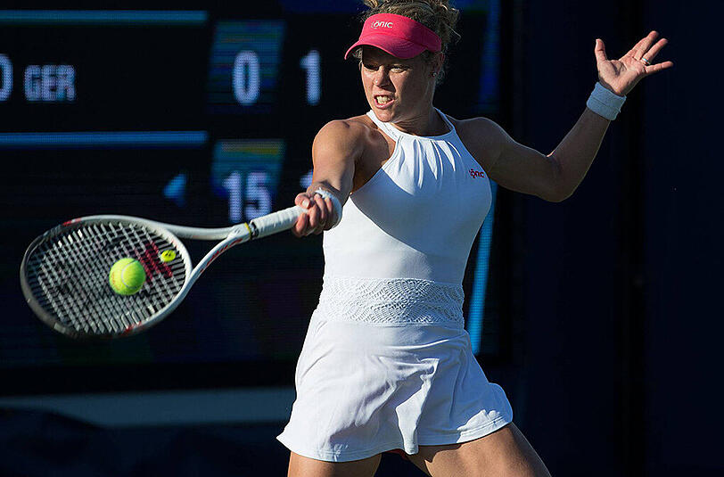 Laura Siegemund feiert den größten Erfolg ihrer Karriere.