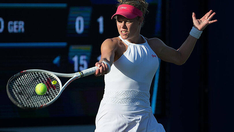 Laura Siegemund feiert den größten Erfolg ihrer Karriere. Laura Siegemund feiert den größten Erfolg ihrer Karriere.