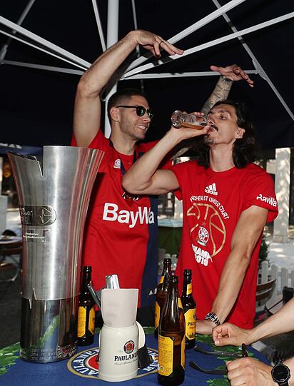 Nihad Dedovic (rechts) und Stefan Jovic.