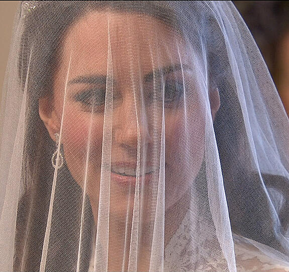 Ein Traum in weiß: Kates Hochzeitskleid.