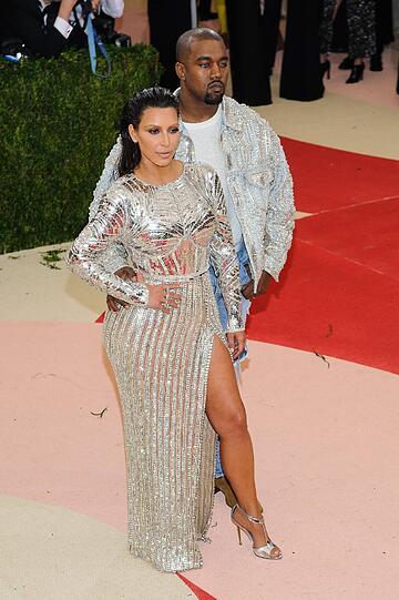 Kim Kardashian und Kanye West.