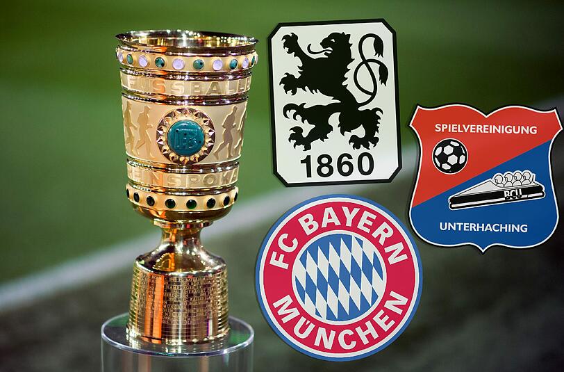 Ab 19.30 Uhr werden die Achtelfinal-Gegner des FC Bayern, TSV 1860 und der SpVgg Unterhaching gelost.