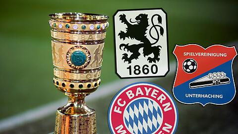 Ab 19.30 Uhr werden die Achtelfinal-Gegner des FC Bayern, TSV 1860 und der SpVgg Unterhaching gelost.