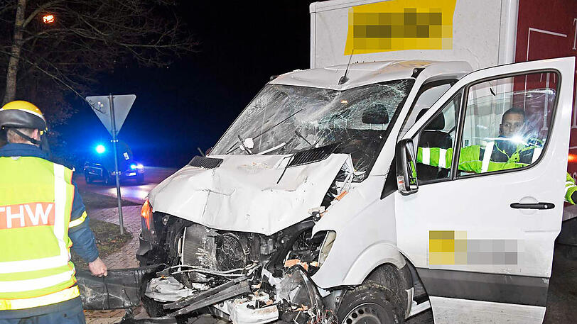 Der Lkw-Fahrer landete in der Praxis des Kieferorthopäden.
