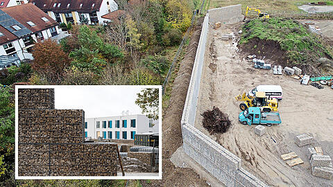November 2016: Die Mauer wird gebaut - und die Debatte um Verhältnismäßigkeit und Symbolik nimmt Fahrt auf.