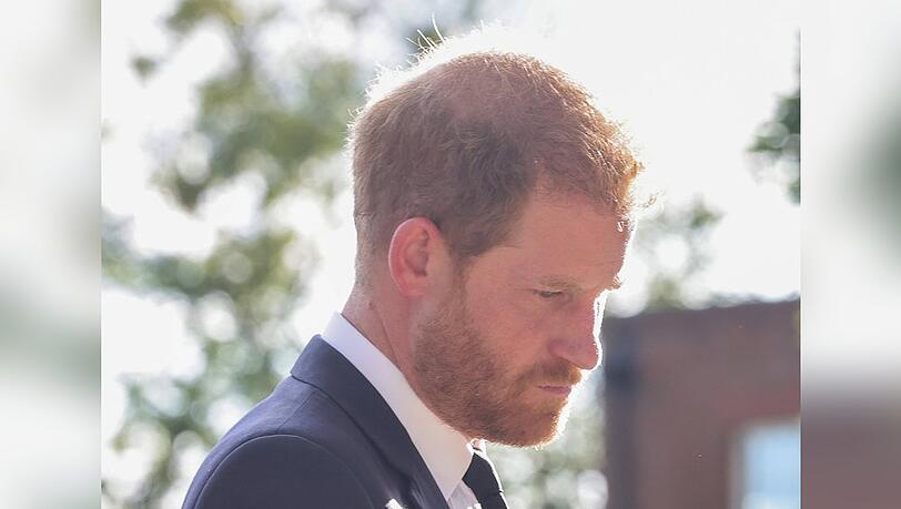 Prinz Harry trauert in Windsor um seine verstorbene Großmutter Queen Elizabeth II.