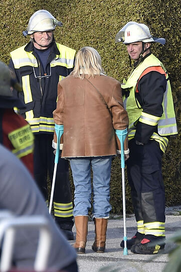 In Aufhausen kam es am Dienstag zu einem Brand eines Wohnhauses.