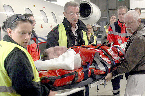 Nach seiner Ankunft am Nürnberger Flughafen kam der Koma-Mann in ein Pflegeheim in Schwaig.