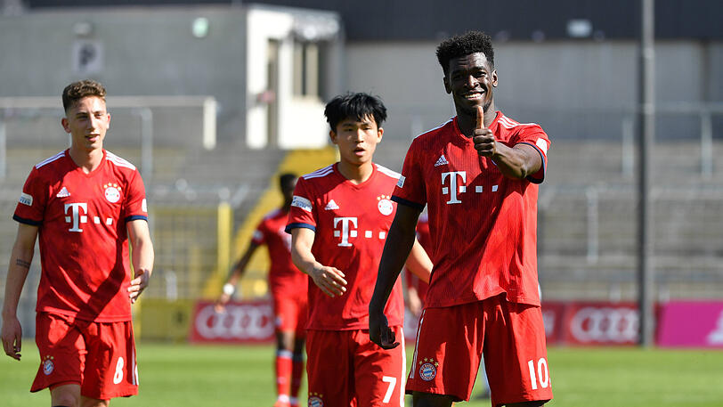 Top-Torschütze in der Regionalliga Bayern: Kwasi Okyere Wriedt (r.) vom FC Bayern II.