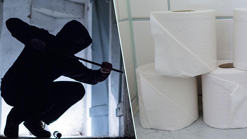 Unbekannte Einbrecher haben in München-Neuhausen bei einem Einbruch Klopapier entwendet.