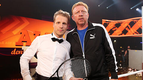 (Show-)Rivalen: Oliver Pocher (l.) und Boris Becker.