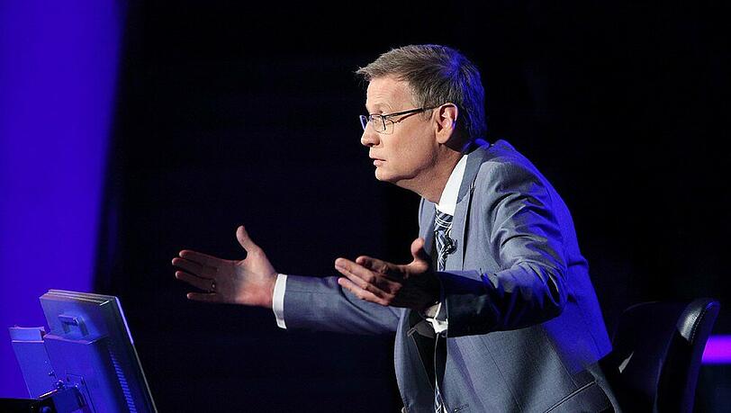 Günther Jauch in seinem Element Günther Jauch in seinem Element