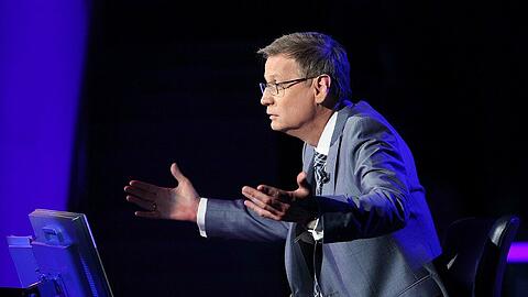 Günther Jauch in seinem Element