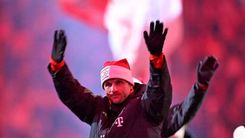 Offensivspieler des FC Bayern: Thomas Müller. Offensivspieler des FC Bayern: Thomas Müller.