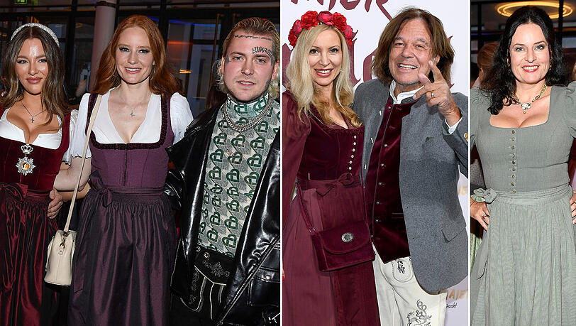 Feiern die Tracht: Promis wie Jürgen Drews und Barbara Meier zeigten sich in München... Feiern die Tracht: Promis wie Jürgen Drews und Barbara Meier zeigten sich in München...