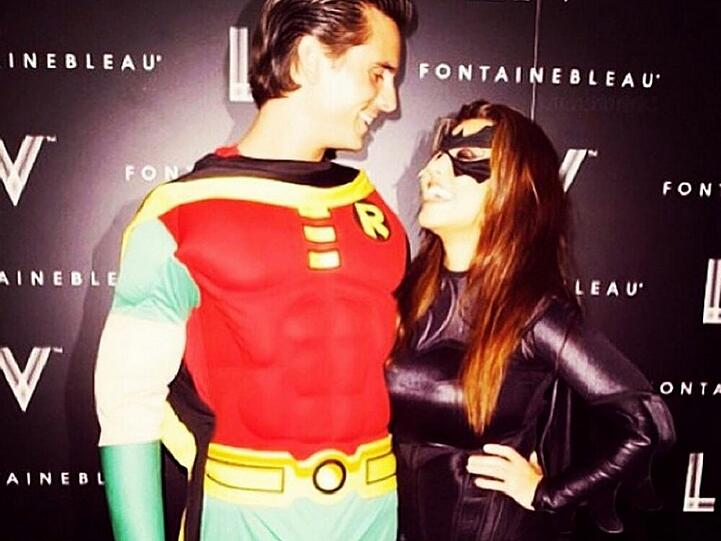 Letztes Halloween waren Kourtney und ihr Freund Scott als Batgirl und Robin unterwegs