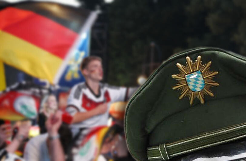 Public Viewing auf der Leo. Der Polizeibericht.