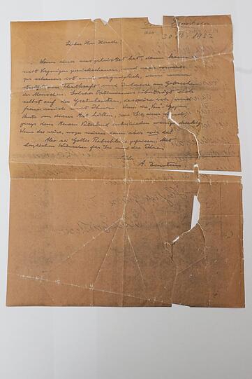 Rätsel um Einstein-Brief gelüftet: nur eine Kopie.