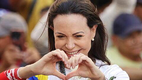 Die venezolanische Oppositionsführerin María Corina Machado. (Archivbild)