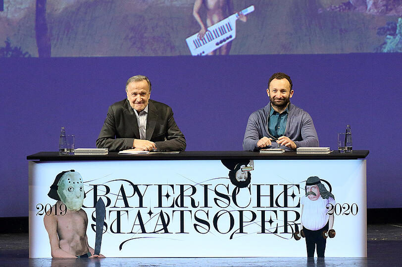 Kirill Petrenko und Nikolaus Bachler.