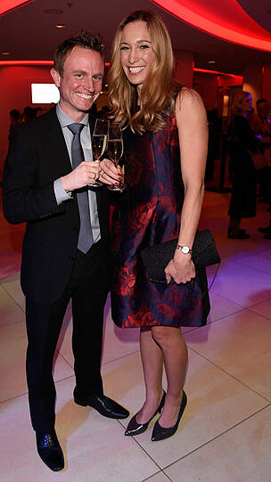 Bestens gelaunt: Prof. Hans und Christine Theiss.