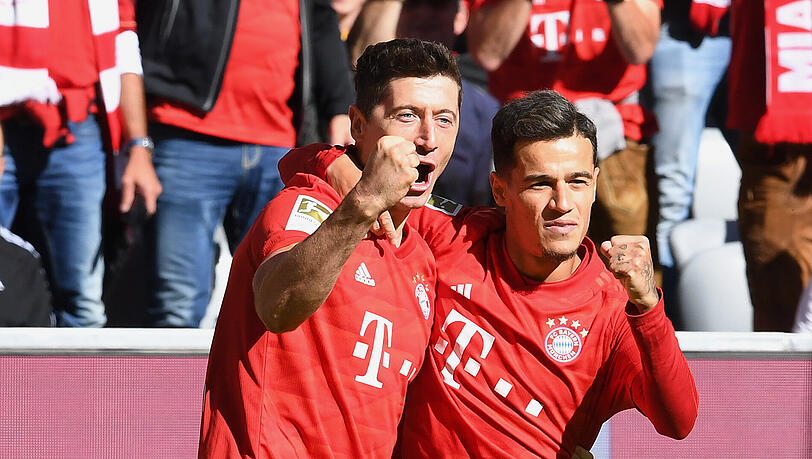 Bald beste Freunde? Robert Lewandowski (links) und Philippe Coutinho (rechts). Bald beste Freunde? Robert Lewandowski (links) und Philippe Coutinho (rechts).