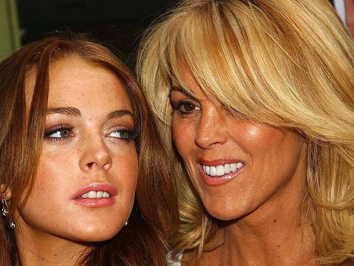 Lindsay und Dina Lohan bei einer Film-Premiere in New York