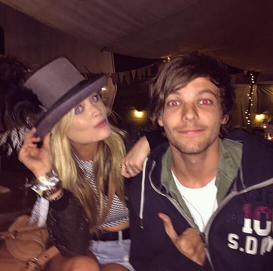 TV-Moderatorin Laura Whitmore mit Louis Tomlinson