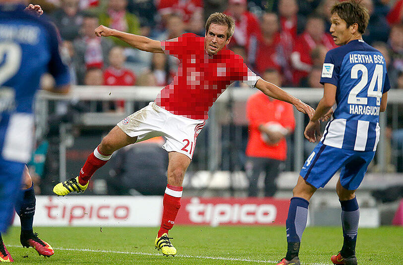 Wird am Samstag wohl in einem besonderen Trikot auflaufen: Bayern-Kapitän Philipp Lahm.