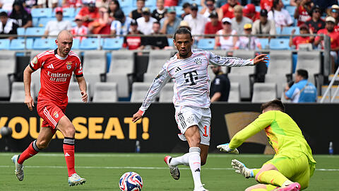 Leroy Sané vergab in seinem womöglich letzten Spiel im Trikot des FC Bayern mehrere Chancen.