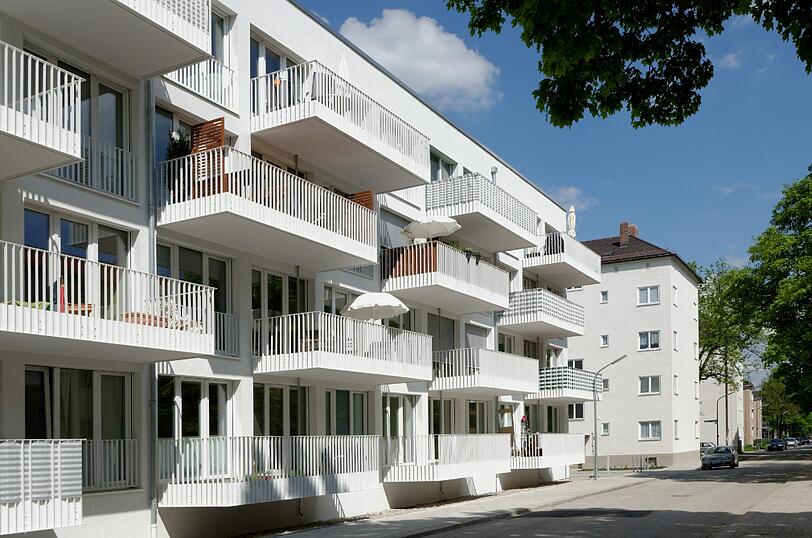 Am Piusplatz entand dieses Passivhaus,