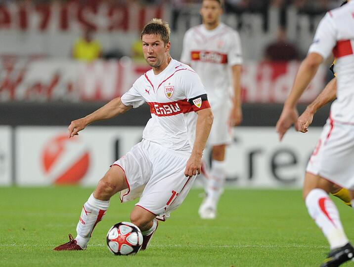 Zwischen 2005 und 2010 spielt Hitzlsperger 125 Mal in der Bundesliga für den VfB Stuttgart (20 Tore).