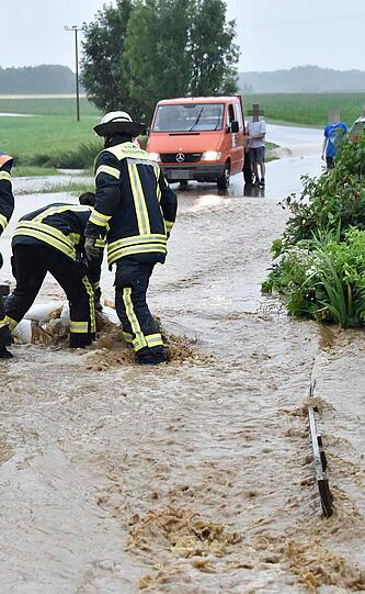 Sehen Sie hier weitere Bilder vom Unwetter im Landkreis Erding.