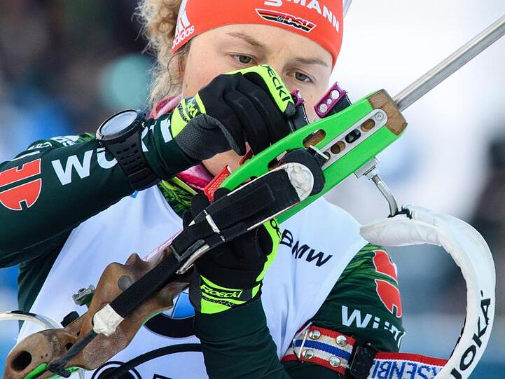 Biathlon-Star Laura Dahlmeier wird in der Staffel laufen.