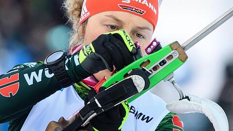 Biathlon-Star Laura Dahlmeier wird in der Staffel laufen.
