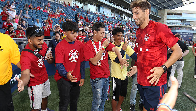 Beglückten bereits in den letzten Jahren die Bayern-Fans rund um den Globus: Die Bayern-Stars um Javi Martínez.