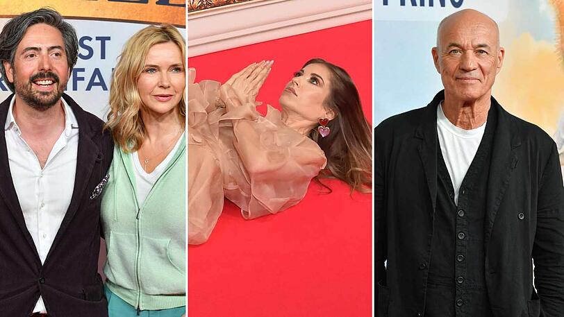 Die Promis feiern die Premiere von "Ein M&uuml;nchner im Himmel" - und Cathy Hummels sorgt f&uuml;r Irritation auf dem roten Teppich.